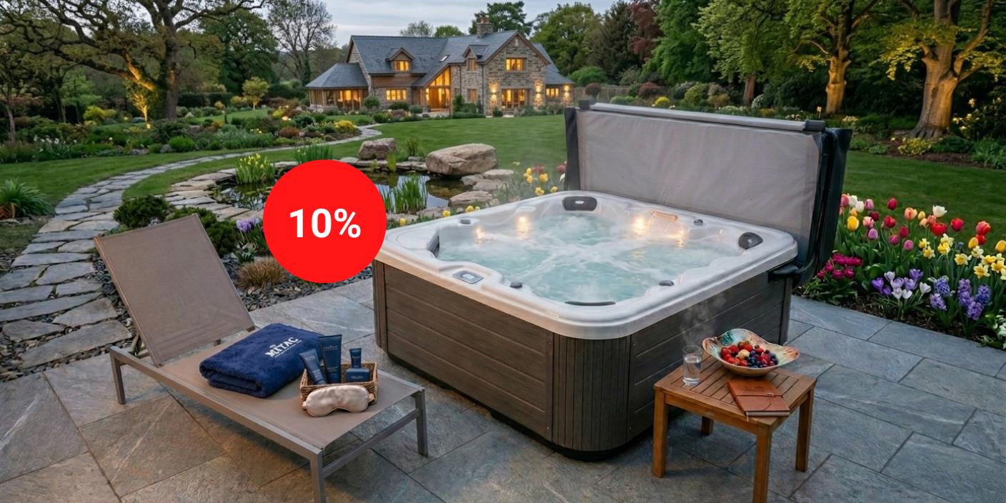 Whirlpool im Fr&uuml;hling geniessen