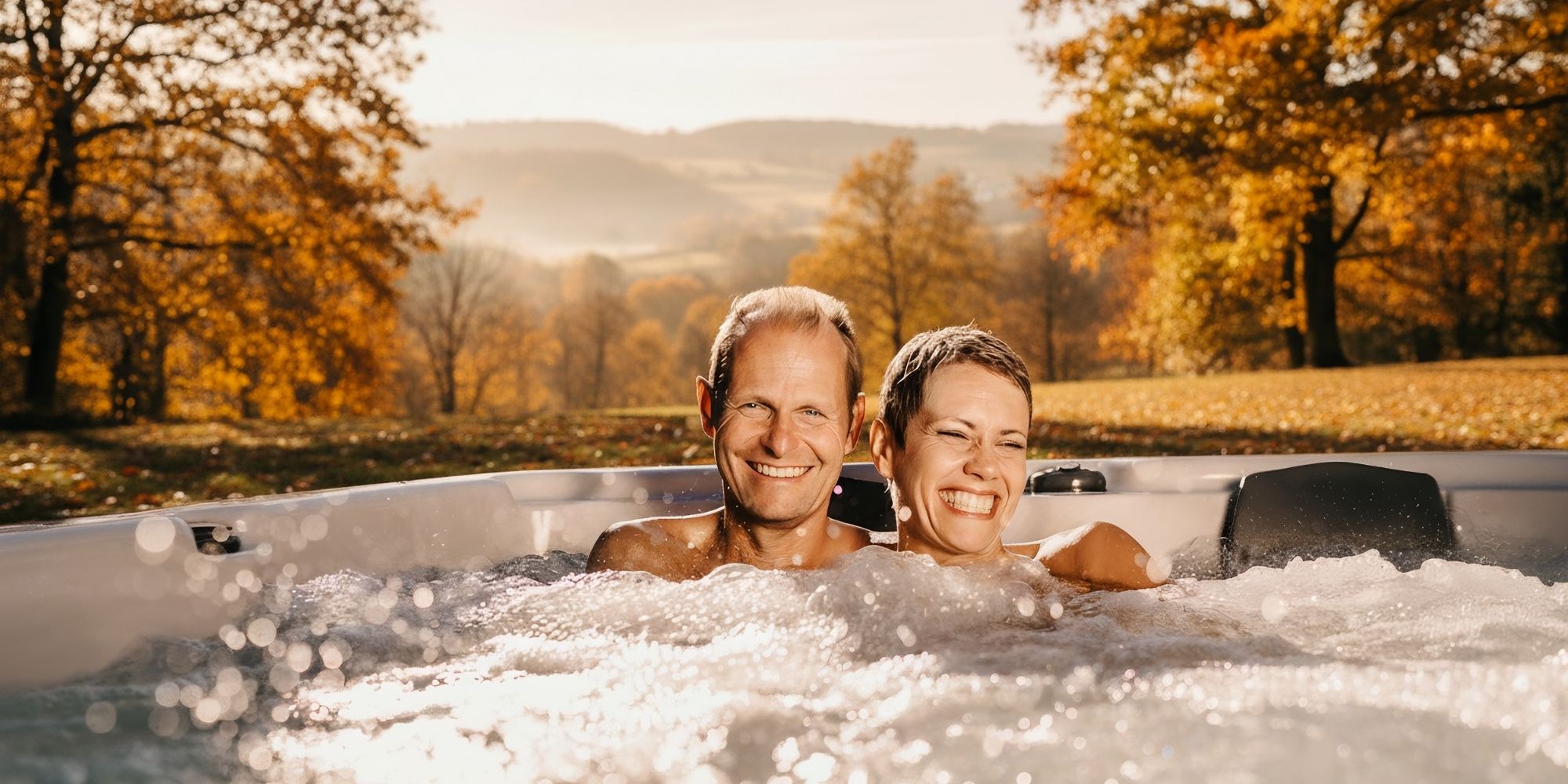 Goldene Momente. Tiefe Entspannung. Im Whirlpool von MITAC.